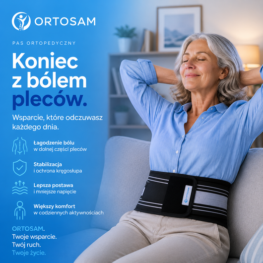 ORTOSAM™ pas wspierający kręgosłup