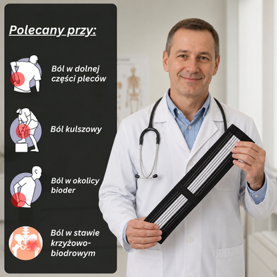 ORTOSAM™ pas wspierający kręgosłup